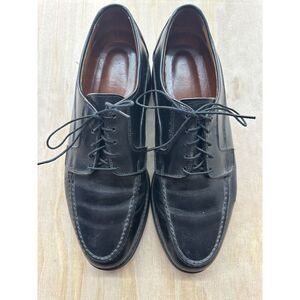 Allen Edmonds Orthotic Black Leather‎ 10 D Oxford Lace Up